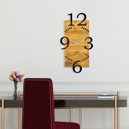 Fali óra 41x74 cm 1xAA fa/fém