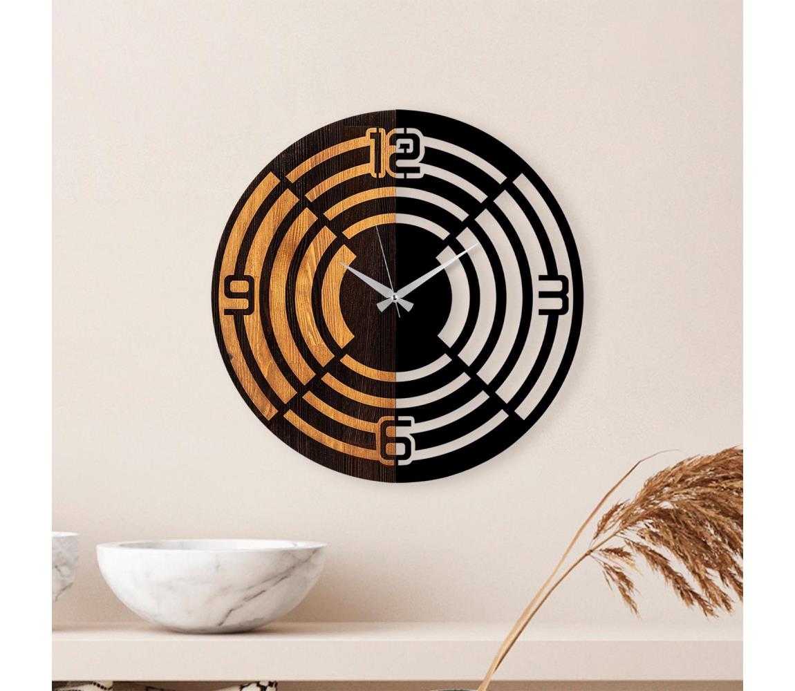 Fali óra 56 cm átmérő, 1xAA, fa/fém kivitel 539TNL1160