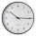 Fali óra átmérője 25 cm 1xAA fekete/fehér