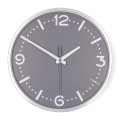 Fali óra, Ø 30,5 cm, 1xAA, matt króm