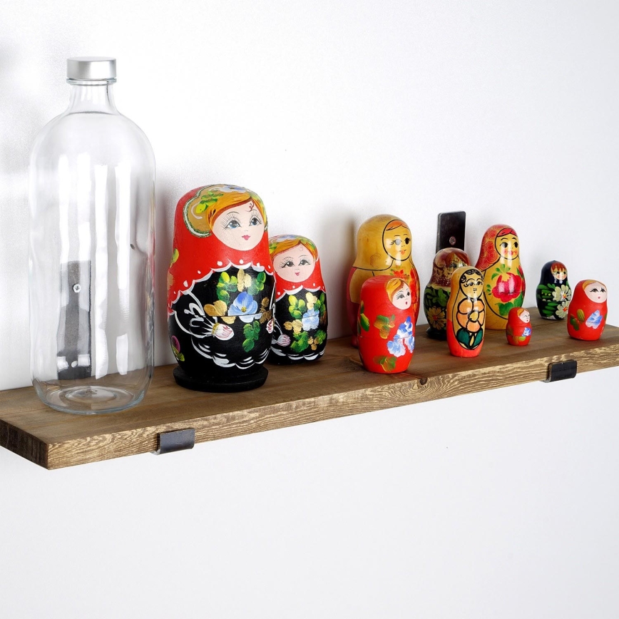 Fali polc 16x60 cm fenyő