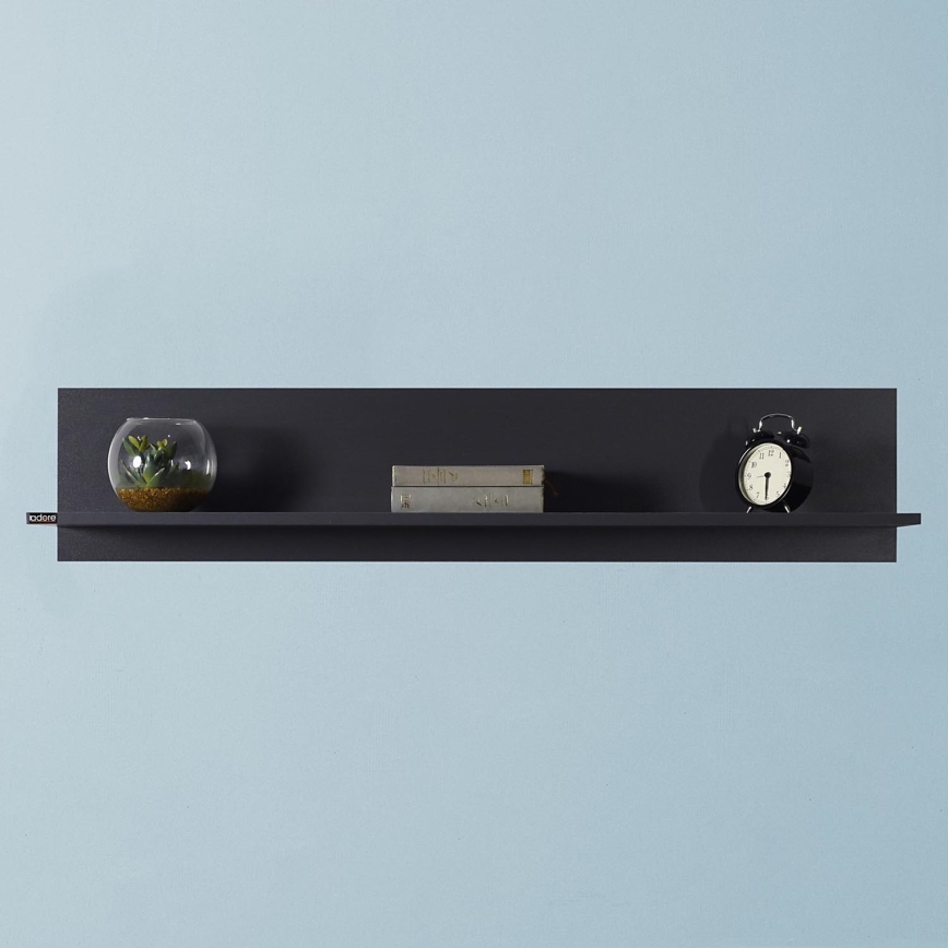 Fali polc 25x120 cm antracit