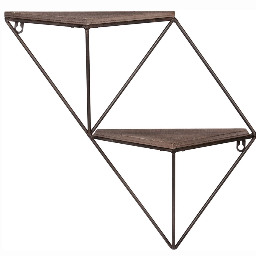 Fali polc 30x33 cm fenyő