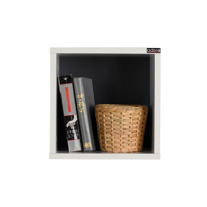 Fali polc 33x33 cm fehér