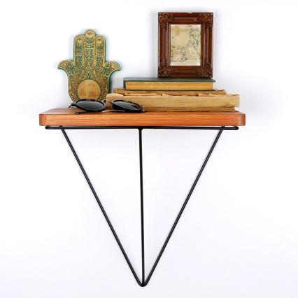 Fali polc 33x33 cm fenyő