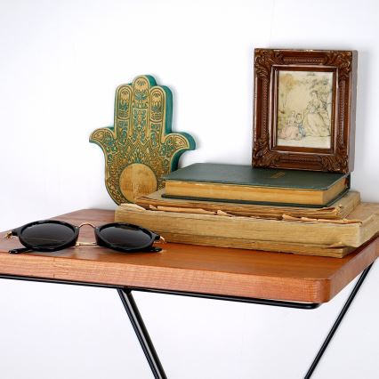 Fali polc 33x33 cm fenyő