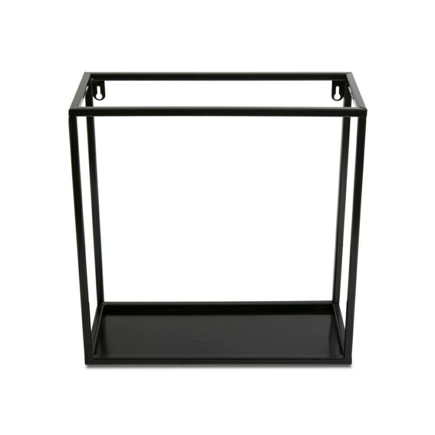 Fali polc 35x35 cm fekete