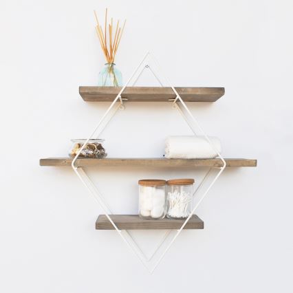 Fali polc 42x62 cm fenyő