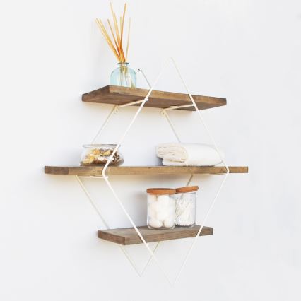 Fali polc 42x62 cm fenyő