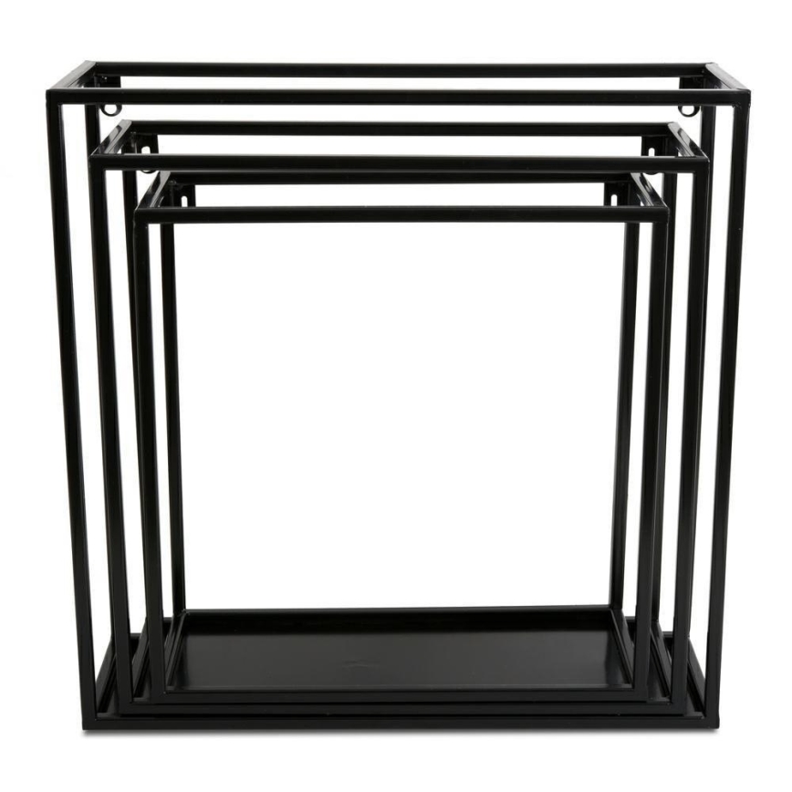 Fali polc 45x45 cm fekete