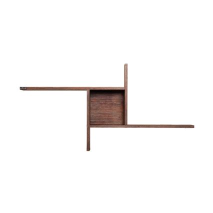 Fali polc 50x100 cm barna