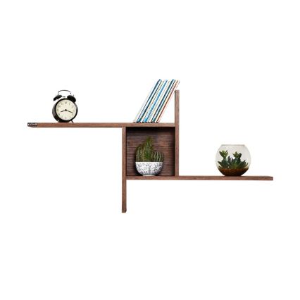 Fali polc 50x100 cm barna