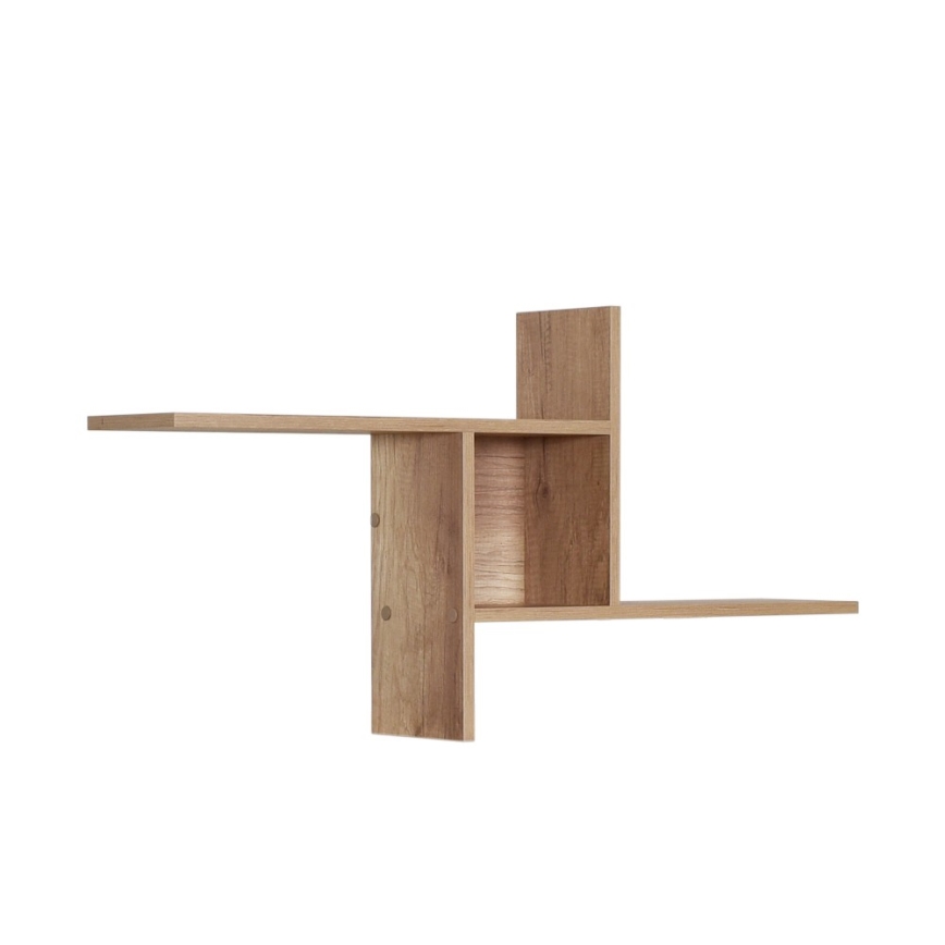 Fali polc 50x100 cm barna