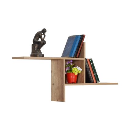 Fali polc 50x100 cm barna