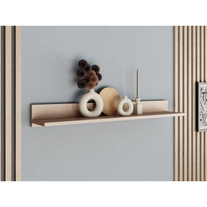 Fali polc BASIC 12x104 cm jackson hickory tölgy