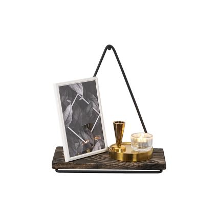 Fali polc BEGONIA 27x28 cm fenyő