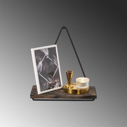 Fali polc BEGONIA 27x28 cm fenyő