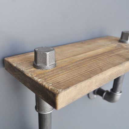 Fali polc BORURAF 30x55 cm fenyő