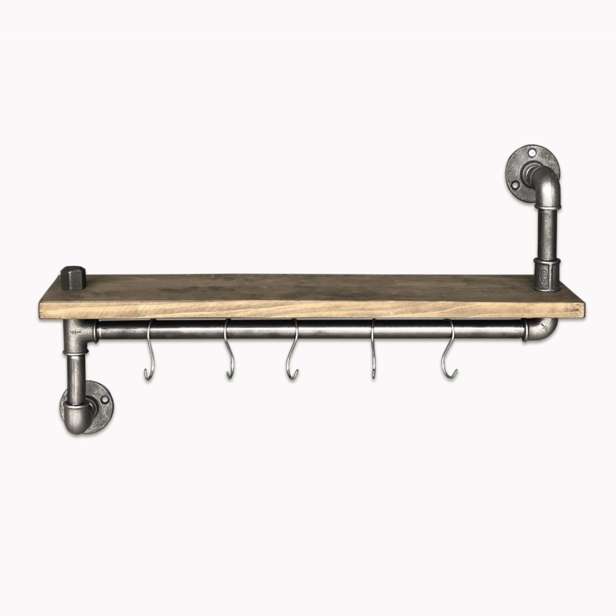 Fali polc BORURAF 35x60 cm fenyő