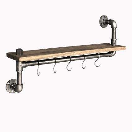 Fali polc BORURAF 35x60 cm fenyő