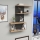 Fali polc DESTAN 65x96x19 cm antracit/barna