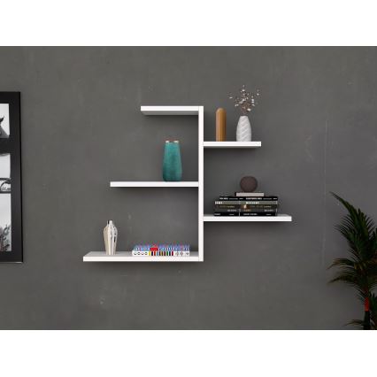 Fali polc GAMI 48x82 cm fehér