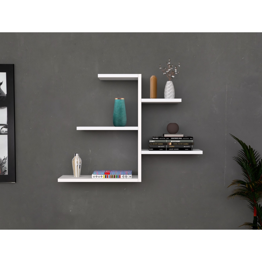 Fali polc GAMI 48x82 cm fehér