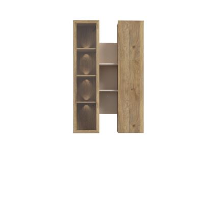 Fali polc INAR, tölgy/bézs