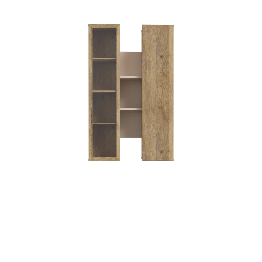 Fali polc INAR, tölgy/bézs