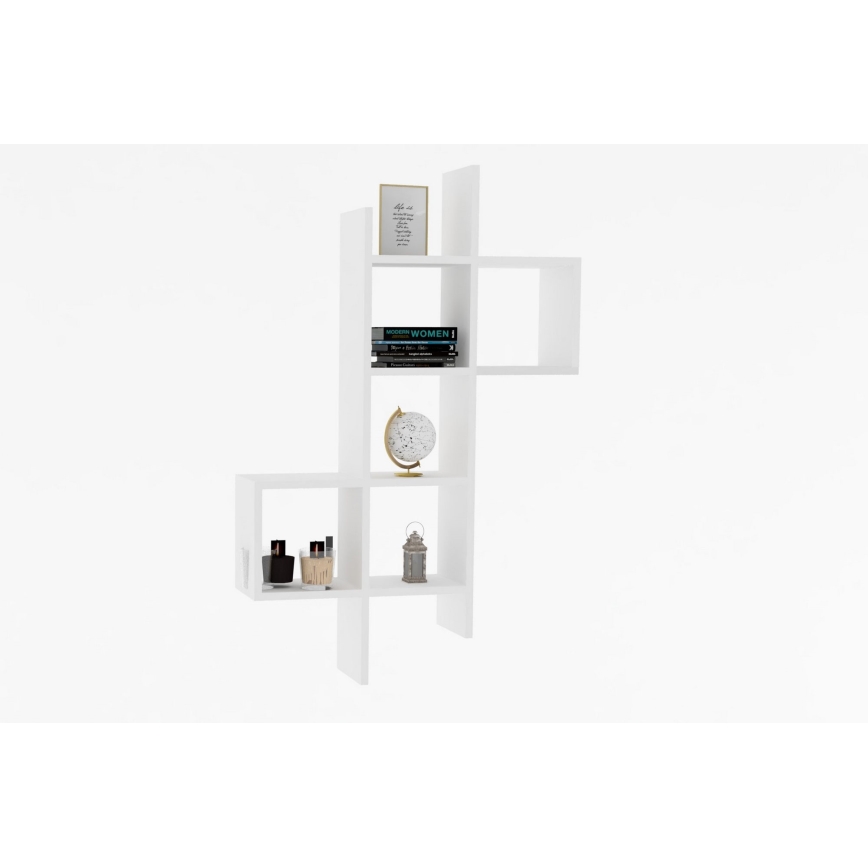 Fali polc KENO 125x78,6 cm fehér