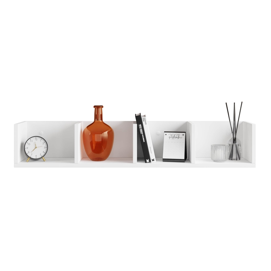 Fali polc LOTIKO 17x95 cm fehér