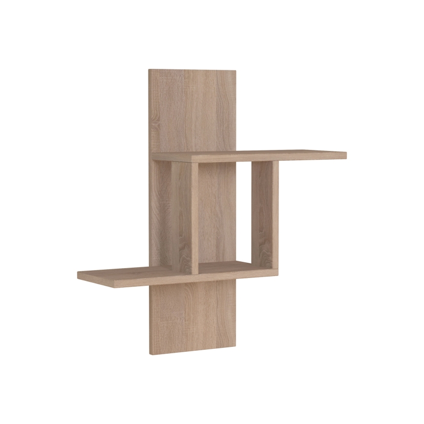 Fali polc MILL 70x64 cm bézs