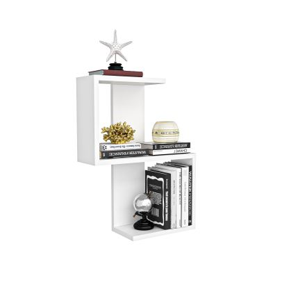 Fali polc OCTA 60x45 cm fehér