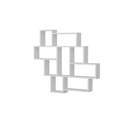 Fali polc PAROLA 103,5x115,5 cm fehér