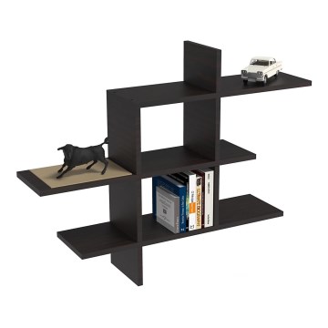 Fali polc PELO 78x103 cm wenge