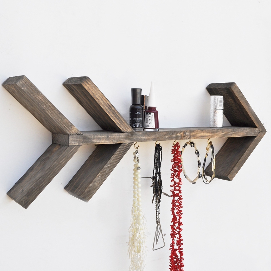 Fali polc RAF 20x52 cm fenyő