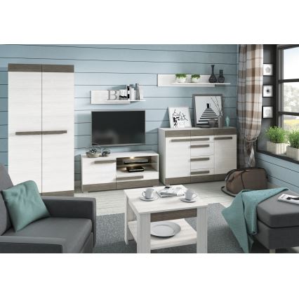 Fali polc SARPA 23x92 cm fehér