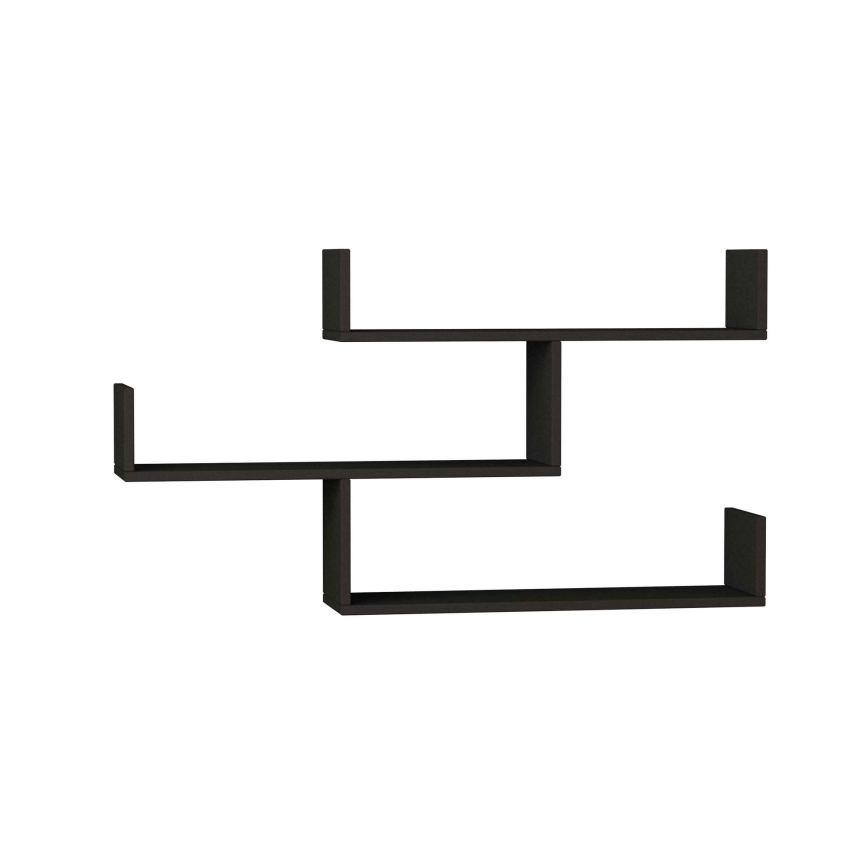 Fali polc TIBET 67x120 cm antracit