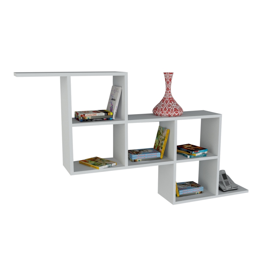 Fali polc ZETA 82,2x147,2 cm fehér