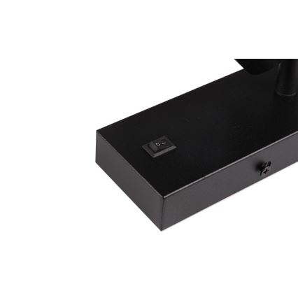 Fali spotlámpa 1xGU10/35W/230V fekete