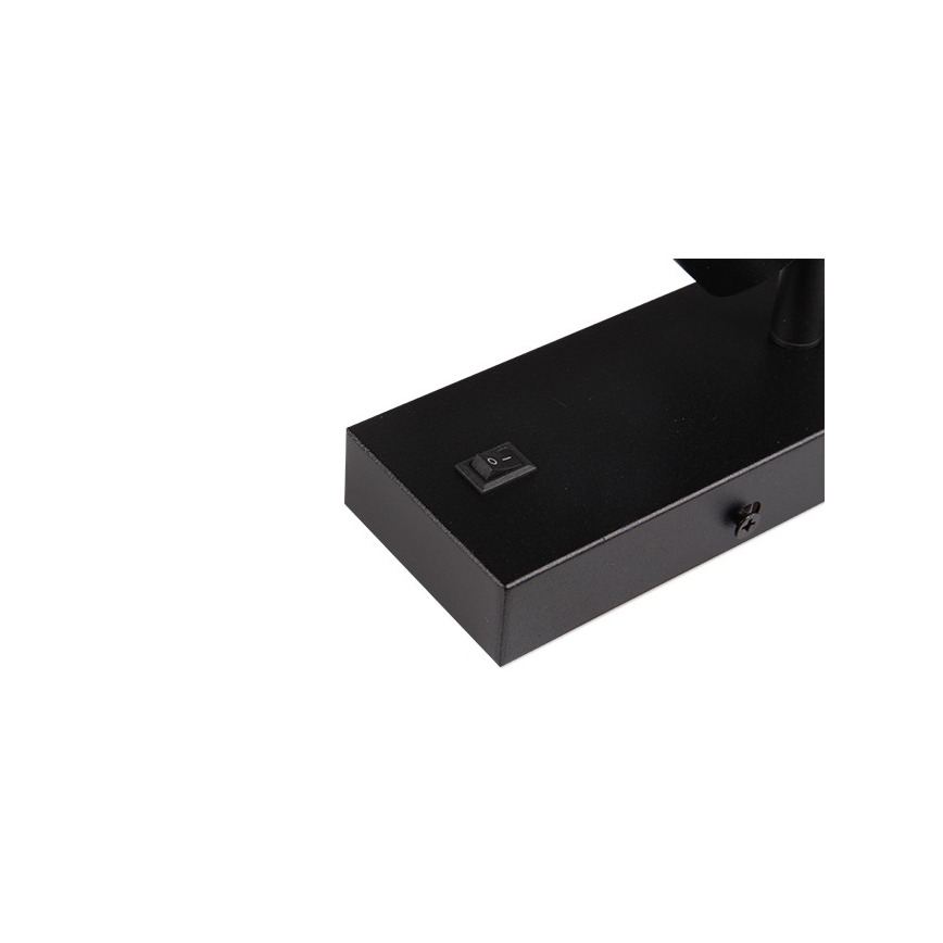 Fali spotlámpa 1xGU10/35W/230V fekete
