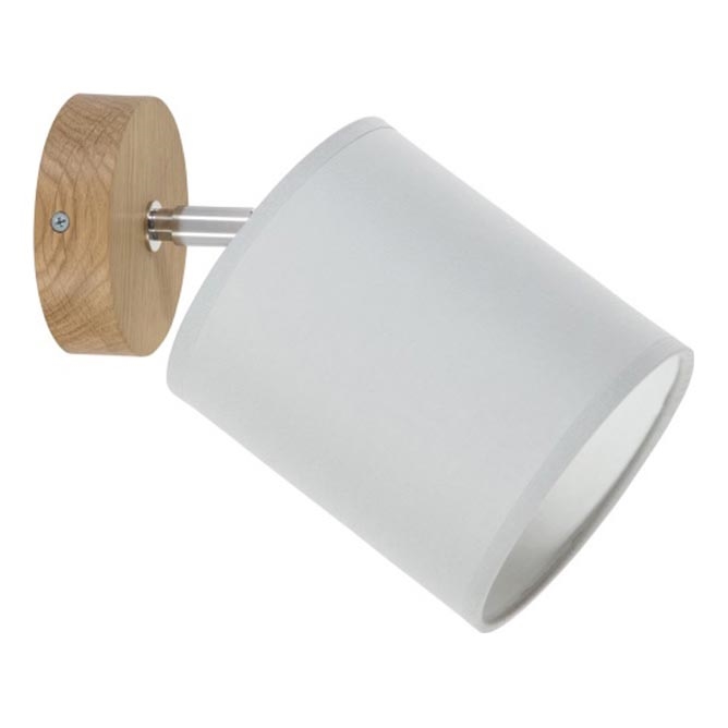 Fali spotlámpa APRILLIA 1xE27/25W/230V tölgy-szürke