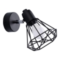 Fali spotlámpa ARTEMIS 1xE14/40W/230V fekete