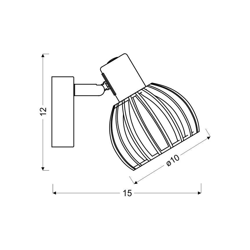 Fali spotlámpa ATARRI 1xE14/25W/230V