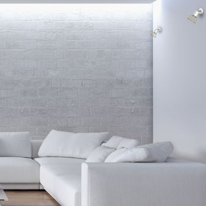 Fali spotlámpa DANTE 1xGU10/25W/230V fehér/arany