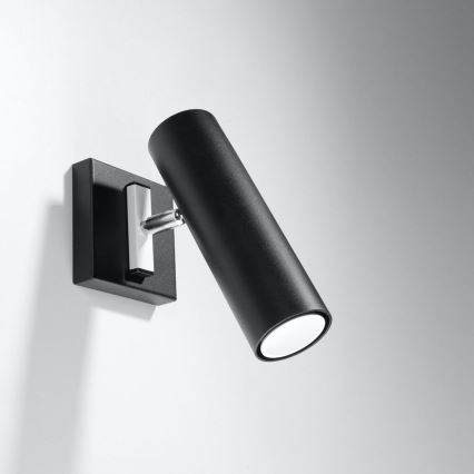 Fali spotlámpa DIREZIONE 1xGU10/40W/230V fekete