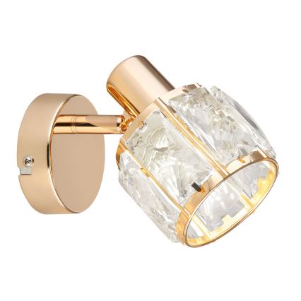 Fali spotlámpa DUBAI 1xE14/40W/230V Rózsaarany