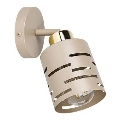 Fali spotlámpa ELEN 1xE27/35W/230V bézs/arany