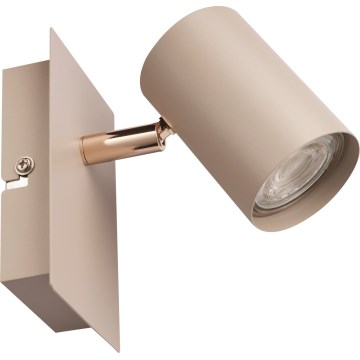 Fali spotlámpa EVALO 1xGU10/10W/230V bézs/arany