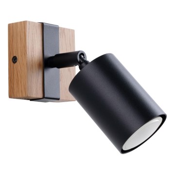 Fali spotlámpa FAGER 1xGU10/10W/230V fekete